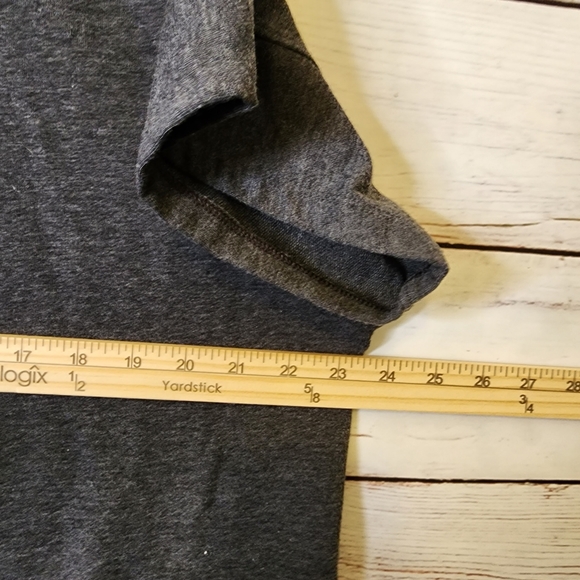 The North Face Dark Gray Short Sleeve Sweatshirt Kangaroo Pocket..size XL - Picture 9 of 10